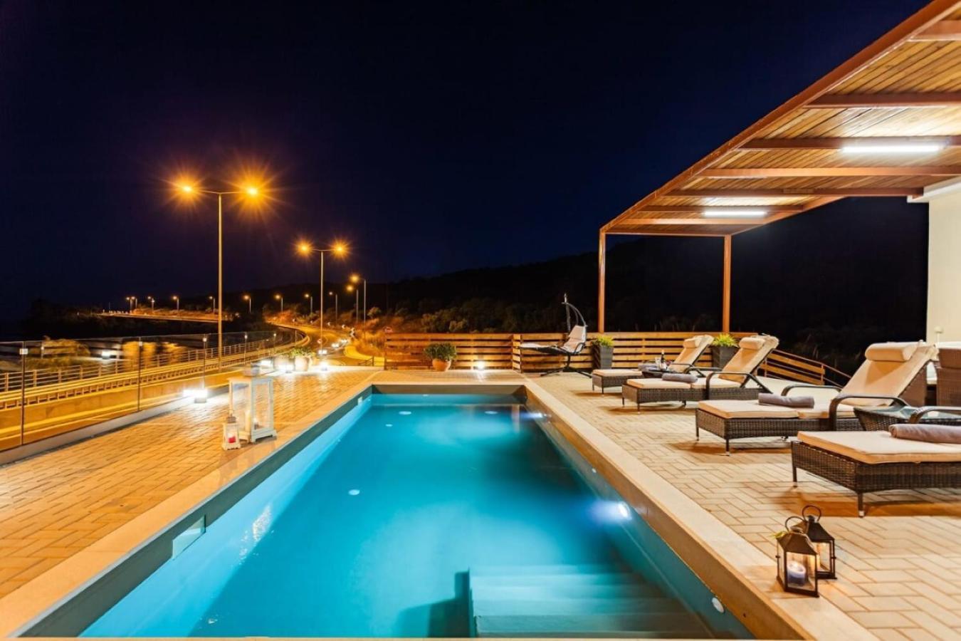 Seaside Summer Bliss - Aurora Luxury Pool Paradise Petalidi Bagian luar foto